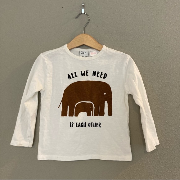 Zara Other - Zara Elephant Long Sleeve Tee - 2/3